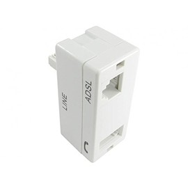 Alida Systems ® - ADSL Microfilter without lead for BT Broadband ADSL Router 1 Pack