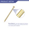 sourcing map 20 Pcs Small Tiny Nails 2.8mmx55mm(DXL) Tiny Brass