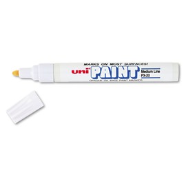 Sanford uni-Paint 63613 uni-Paint Marker Medium Point White