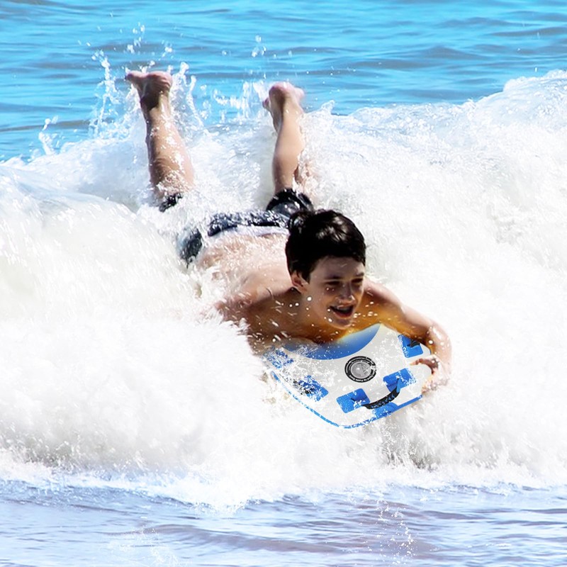 Freein Body Board Inflatable, Surfboards BodyBoards for Beach River, Foldable