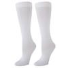 Celeste Stein Thick Compression Socks, White, 8-15 mmHg, Mild, 2