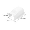 ABOOFAN 2pcs Ac Hose Cover Kit Plastic Tubing Cover for