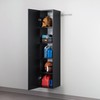Prepac HangUps Narrow Wall Mounted Garage Storage Cabinet, Tall Storage