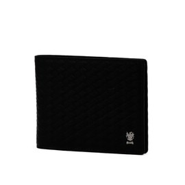 Daks (신세계강남점)DBWA5E860N2 25SS네이비 짜임패턴 소가죽 반지갑 (DBW) DBWA5E860N2 25SS Navy Woven Pattern Cowhide Wallet