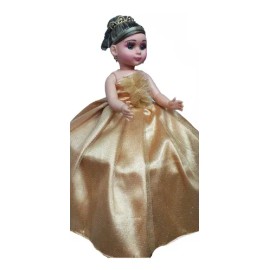 Muñeca Quinceañera Xv 15 Niña Dorado