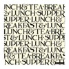 Emma Bridgewater Black Toast Lunch Pack of 20 Lunch Napkins