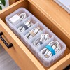 Clear Cable Organizer Box for Charging Cords and Accessories –