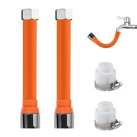 KASESSS 2 Pieces 360° Rotatable Tap Extender for Kitchen Sink, Universal Kitchen Faucet Extender, Tap Adapter for Kitchen Sink Flexible, Faucet Adapter, Tap Sprayer Attachment for Kitchen Sink