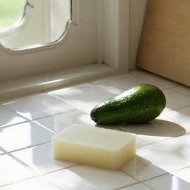 Kamenoko Sponge Do - Set of 3 - Orange - Square - Kitchen Sponges for Cleaning Dishes and Pans - Odor-Resistant - Made in Japan