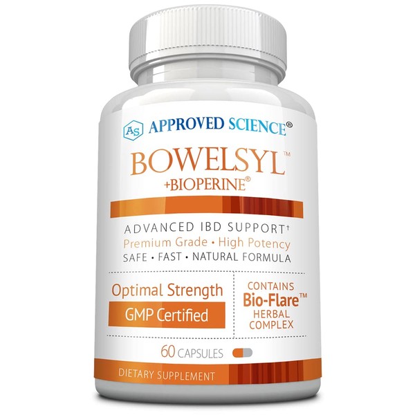 Approved Science Bowelsyl - 60 Capsules - Supports GI Tract,