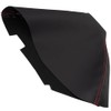 AERZETIX: Gear Stick Gaiter Faux Leather Black with Red Stitching