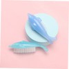 Healvian 5pcs Dolphin Shape Nail Cleaning Brush Fingernail Scrub for