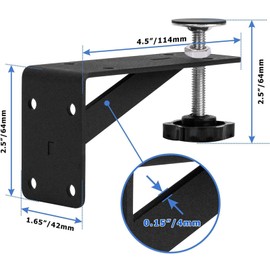 4 PCS Undermount Sink Brackets for Narrow Cabinet, Undermount Sink Repair kit, Sink Bracket for Kitchen