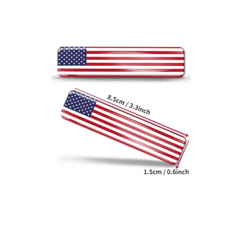 DIGIART INTERNATIONAL GREECE GREEK FLAG 3D EPOXY CAR EMBLEM SET