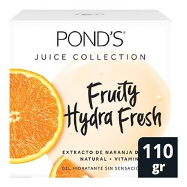 PONDS Cuidado Facial Fruity Hydra Fresh Naranja, Gel Hidratante, 110 G