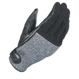 POWERAGE PG-23151-N.BK-L Motorcycle Gloves Rib Mesh Gloves Natural Black Size: L