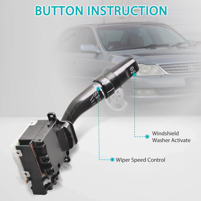 Predep Windshield Wiper Switch Compatible with 2000-2004 Toyota Avalon XL,