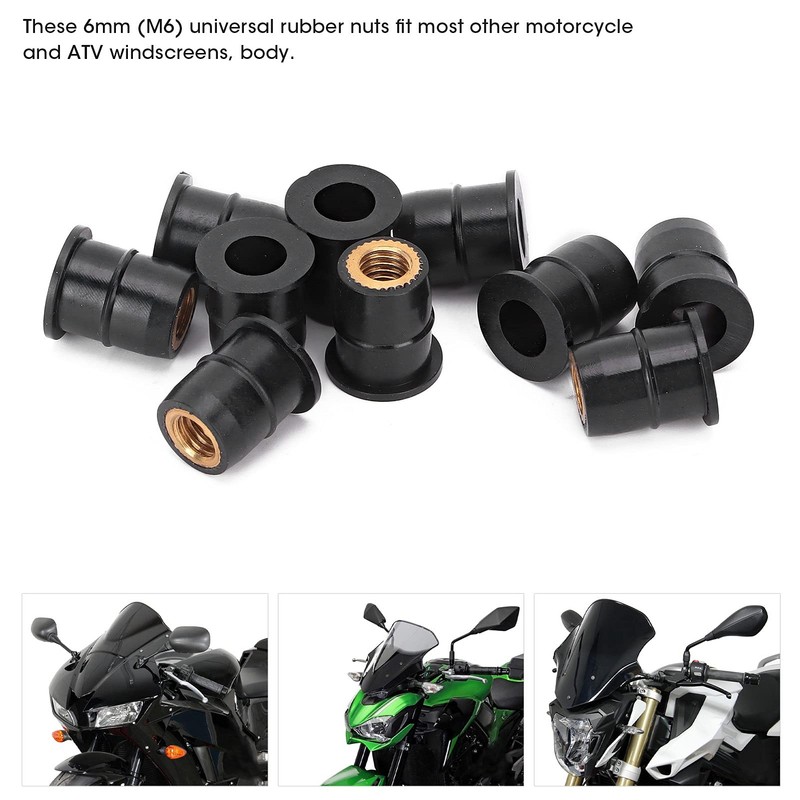 Well Nut Kit 10 Pieces Well Nut M6 x 0.8