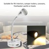 RV Reading Light Flexible Neck 3 Color Light 12‑24V 3W