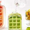 Ice Cube Bottle, 2 in 1 Touch-Free Ice Cube Tray
