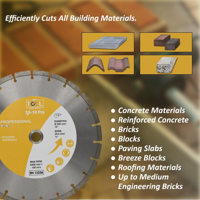 115mm Universal Segmented Diamond Blade For Angle Grinder, SX-10 PRO
