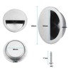 Bestgle 4 Packs Recessed Sliding Door Pull Handles, 60mm Stainless