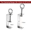 HARFINGTON 2Pcs Stainless Steel C Clamp 120mm Wide Jaw Opening