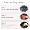 Mini Slow Cooker 0.65qt(20oz) warmer with 10 pcs food safe