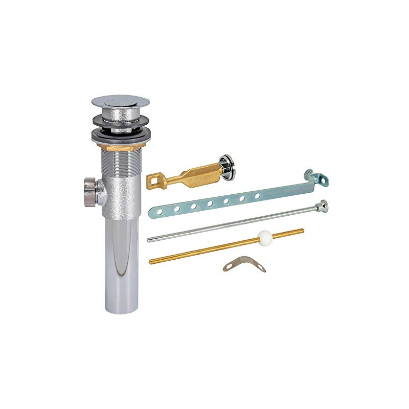 EZ-FLO Pop-Up Lavatory Sink Drain Assembly Heavy Pattern with Lift