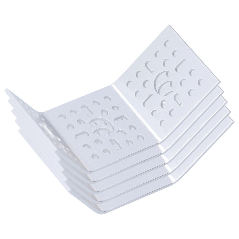 5Pcs 135 Degree Brackets Double Angle Aluminum Alloy Plate Connector