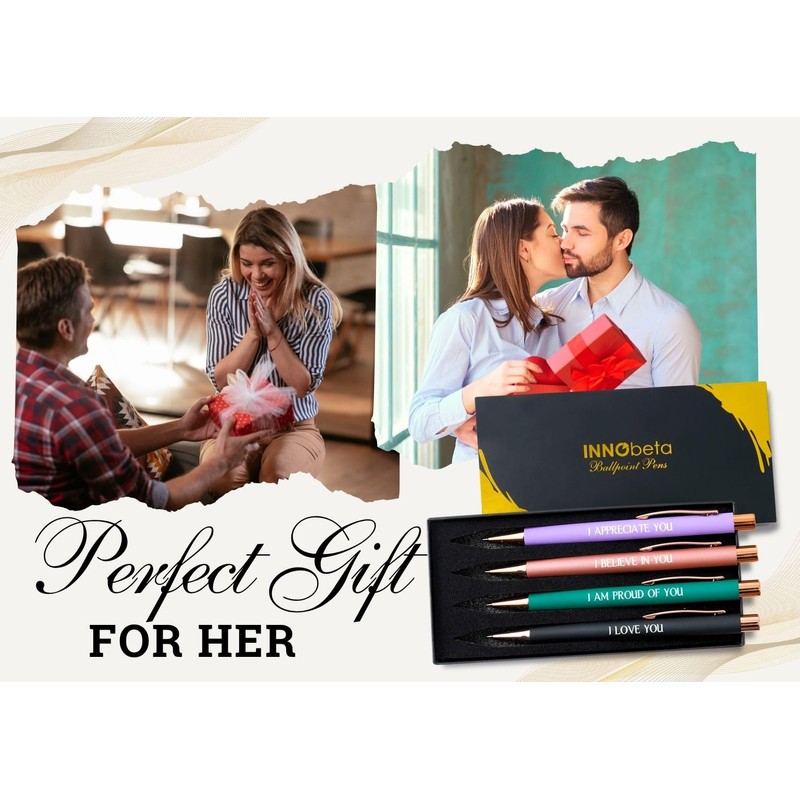 INNObeta Girlfriend Gifts, Birthday Anniversary Valentines Gifts, Ballpoint Pen Set