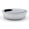 Jetland Desk Grommet for Wire Organizer - Matte Silver, Fits