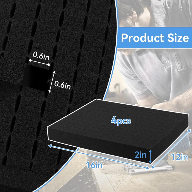 Part Foam Insert - Polyurethane Pluck Pre Cube Sheet Foam