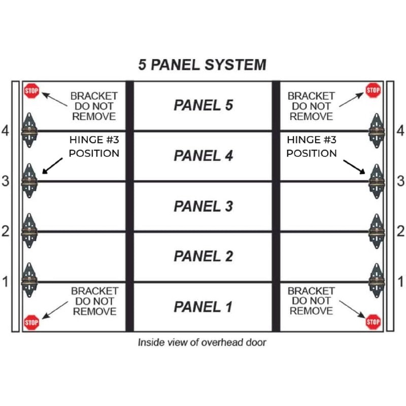 Garage Door Hinge # 1 | 14 Gauge Steel with