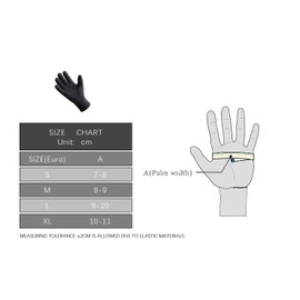 PAWHITS Wetsuit Gloves 3mm Neoprene Gloves Thermal Anti-slip Diving Gloves for Men Women (L) 1