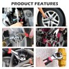 carleef 9.84" 8-in-1 Magnetic Lug Wrench with 8mm-21mm Socket,360° Rotating