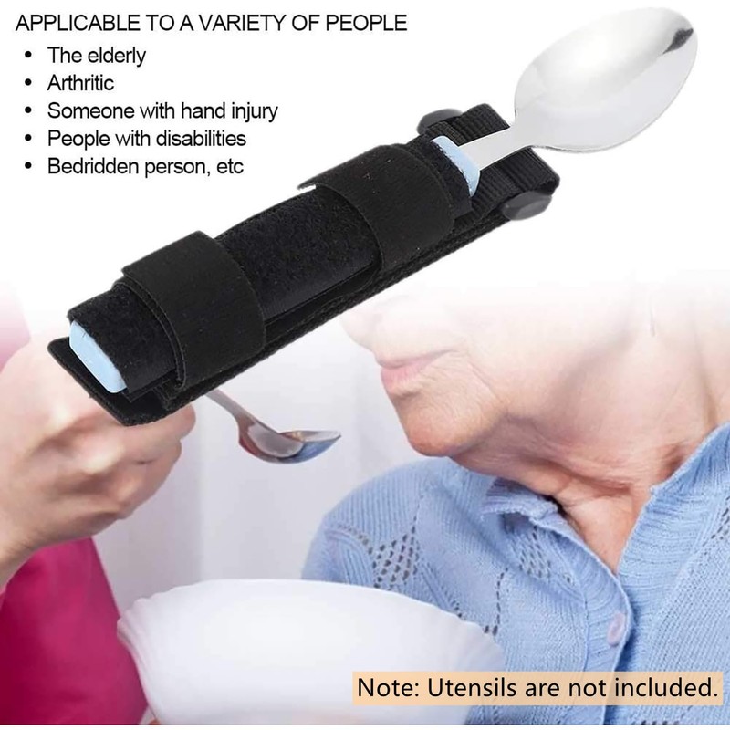 Universal Cuff Adaptive Utensil Holder Hand Strap Utensil Holder Adjustable