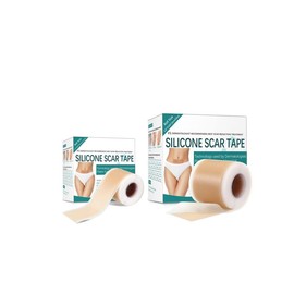 Pumkot Professional Silicone Scar Sheets (1.6" x 120" Scar Roll-3M) - Scars Removal Treatment - Reusable Silicone Scar Tape Strips Type for Keloid, C-Section, Surgery, Burn, Acne et:_60x1.6 Inch (Pack of 1)Ôºã120x1.6 Inch (Pack of 1)