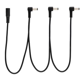 kenable | DC Power Daisy Chain Cable | 9V Guitar Pedal Splitter | 5.5 x 2.1mm Connectors | 2/3/4/5/6/8 Way (3 Way)