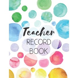 Teacher Record Book Schoolgirl Style: Large Print Grade Record Book, Teacher Record Book For Grading, 130 Pages.
