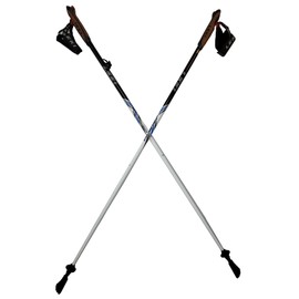 LEKI Nordic Walking Amero Carbon Series Walking Poles White/Black 115cm