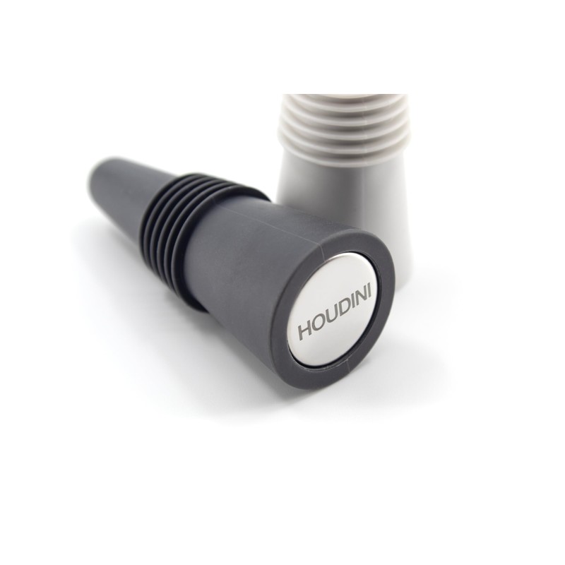 Houdini - Airtight Seal Bottle Stopper (Set of 2, Multicolor)