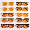 Eyekepper 10 Pack Orange tinted Square Blue Light Blocking Reading