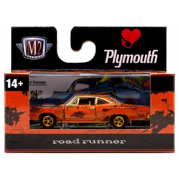 M2 MACHINES 1/64 Auto-Thentics Release 94 1969 PLYMOUTH ROAD RUNNER