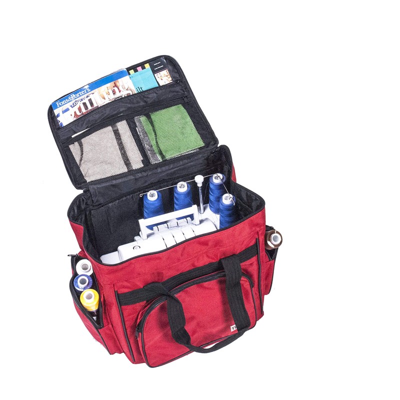 Tutto Fabric/Accessory Bag (Cherry Red)