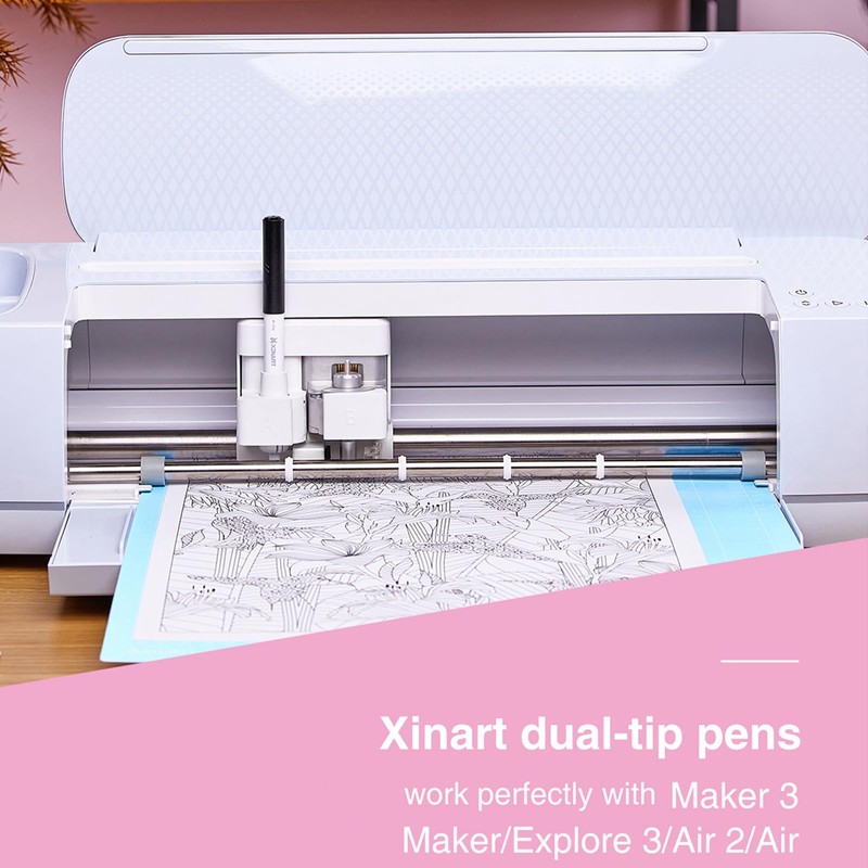 XINART Black Pens for Cricut Maker 3/Explore 3/Air 2, Ultimate