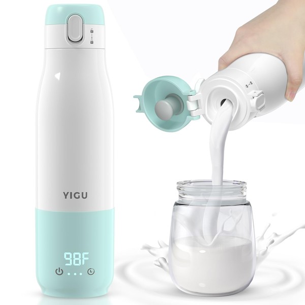 Portable Bottle Warmer 12oz Large Capacity 55W Power, Fast Heating