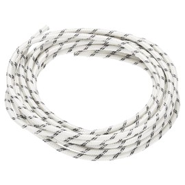 MECCANIXITY 3 Meter/9.8ft 14AWG Flexible Silicone High Temp Wire Cable -60 to 300 Degree Celsius Insulated Resistant Electrical Cable for Industry, Black White