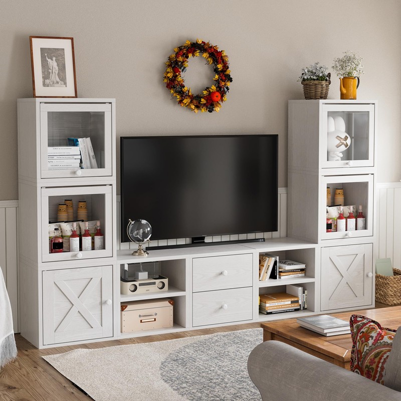 FUSUNBAO Magic DIY Cube Storage Organizer Stackable Cubes for Home