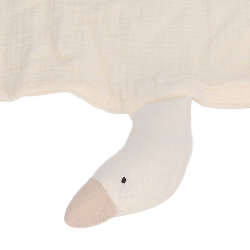 Baby Goose Shaped Security Blanket Soft Cotton Breathable Cute Security